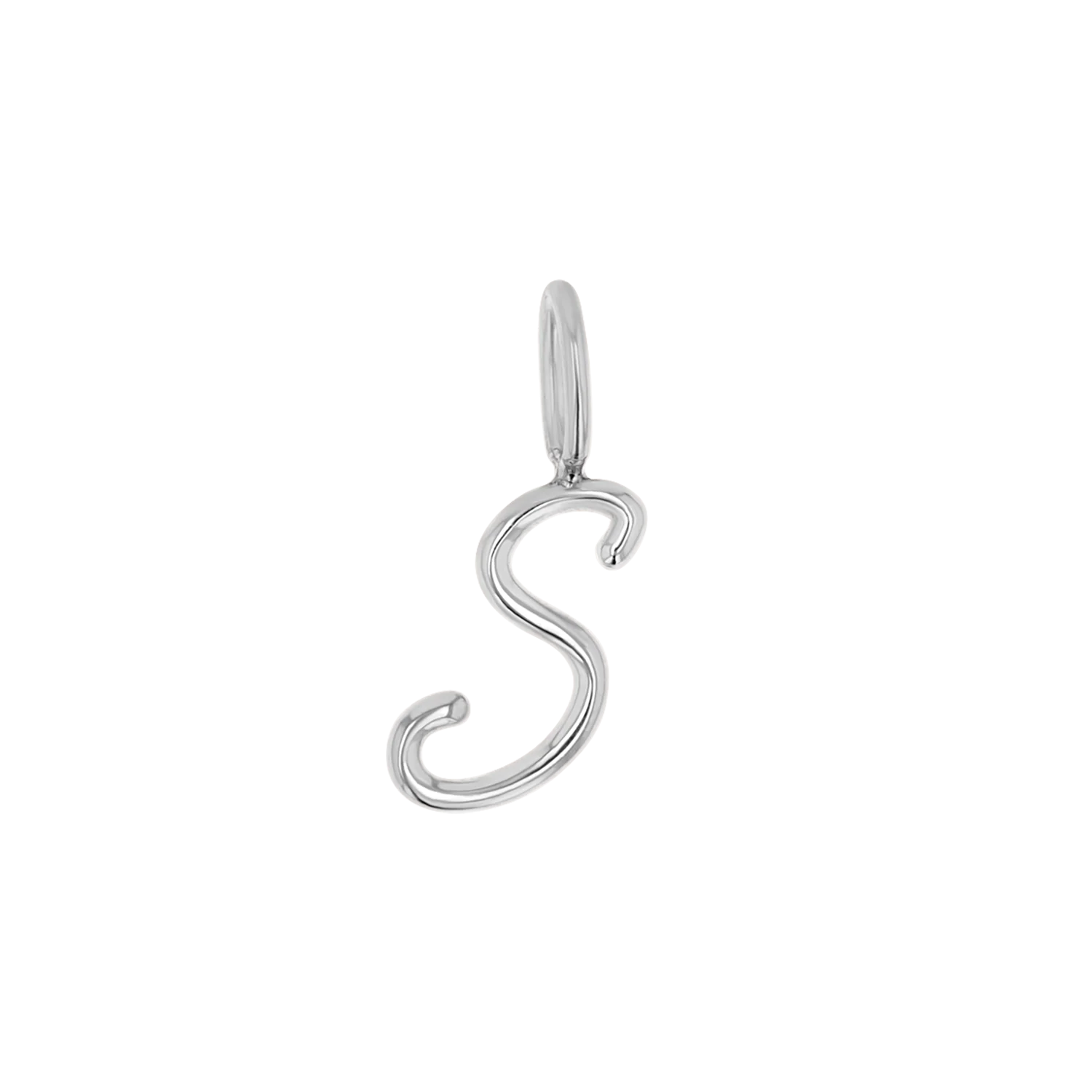 Solid Script Letter Charm - Image 5