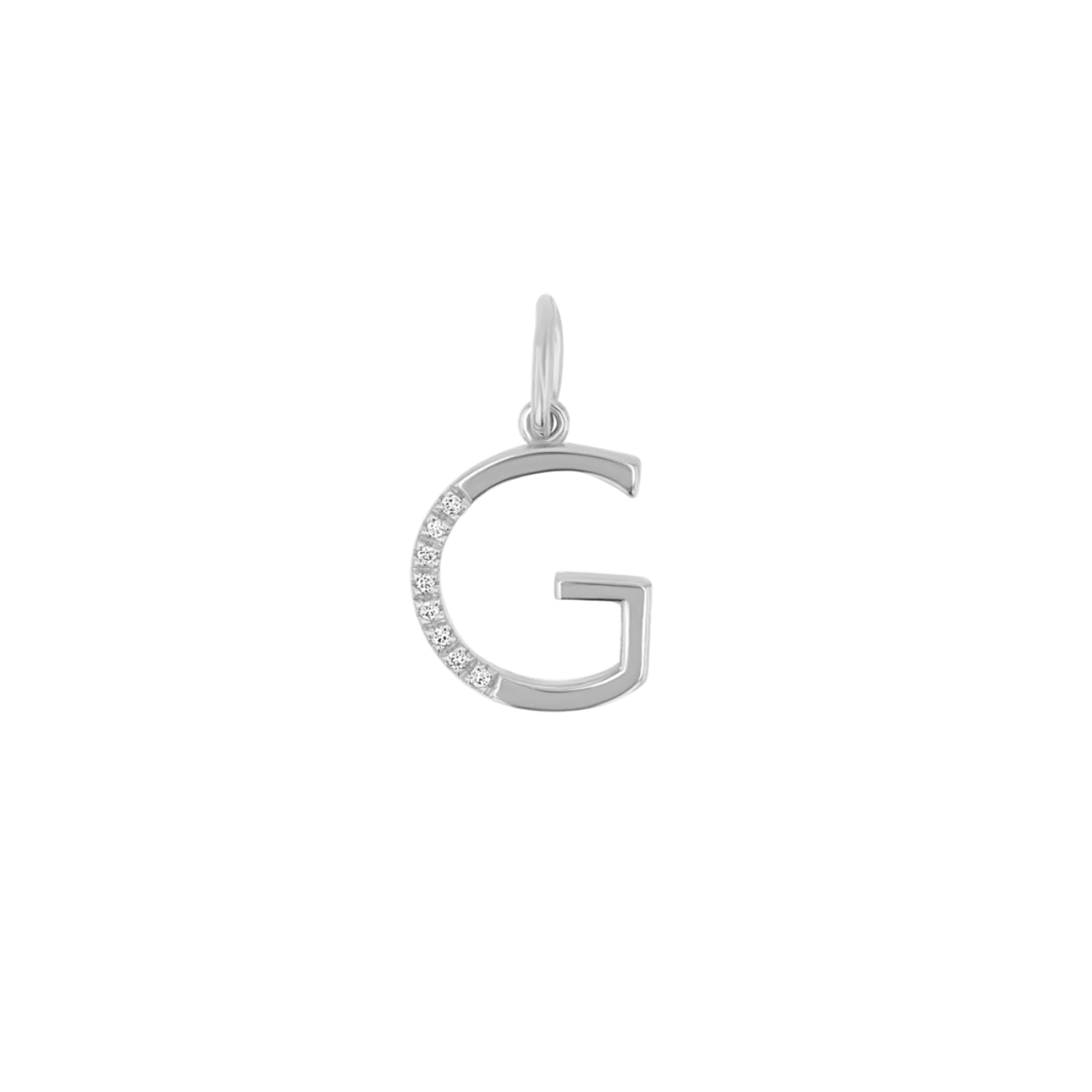 Sprinkle Diamond Initial Charm - Image 2