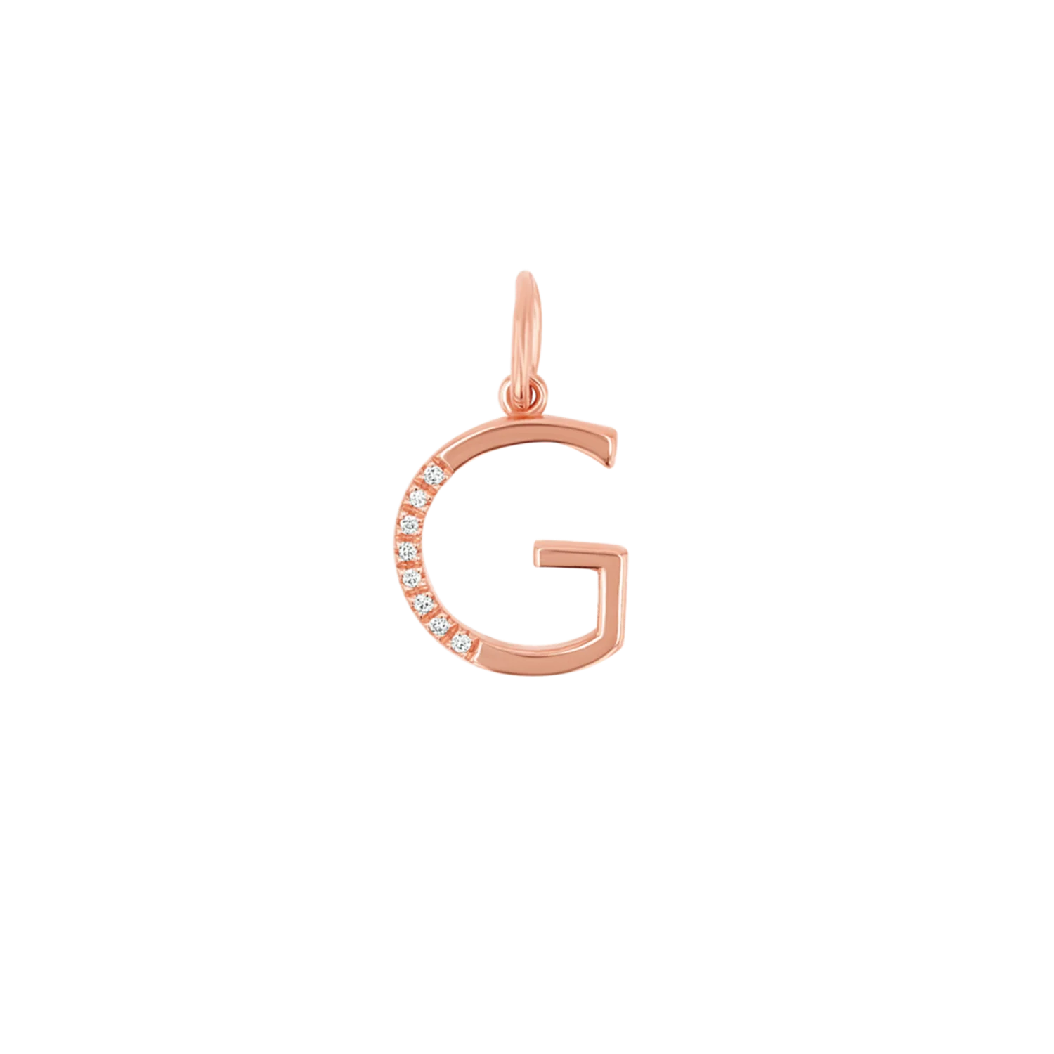 Sprinkle Diamond Initial Charm - Image 3