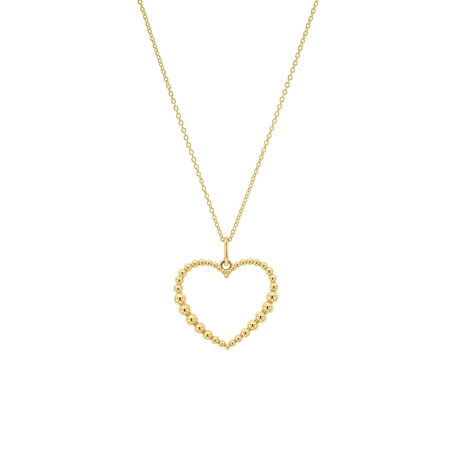 Tapered Bead Heart Charm - Image 4