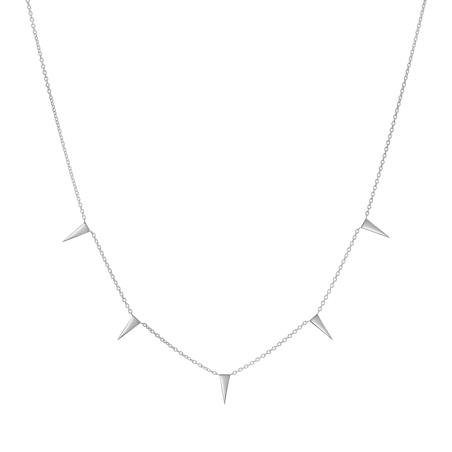 Triangle Spike Necklace - Image 2