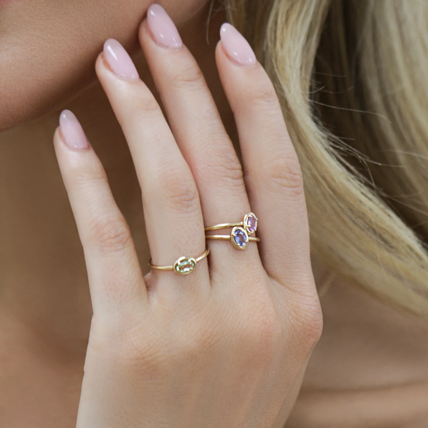 East-West Oval Sapphire Ring - Image 6