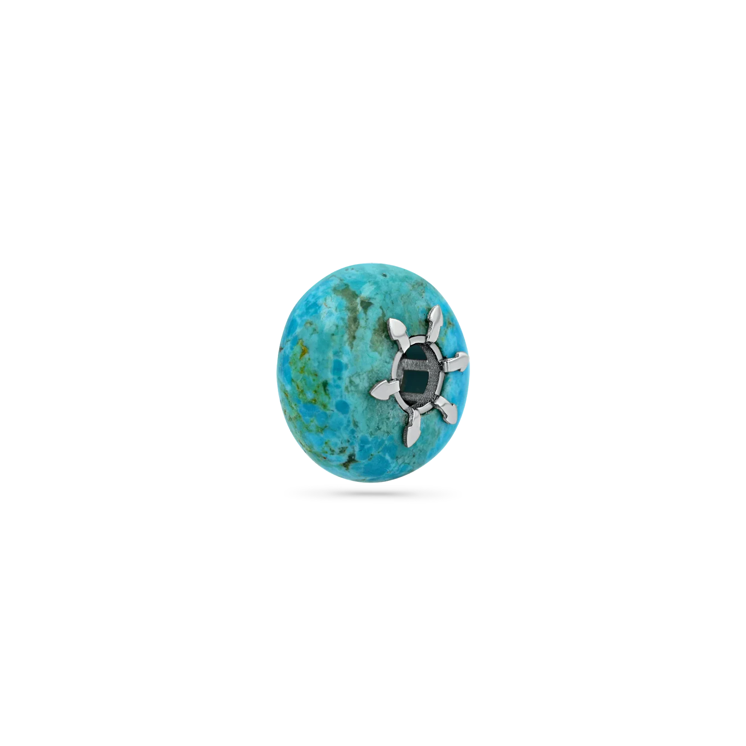 Turquoise Gemstone Slider Charm - Image 2