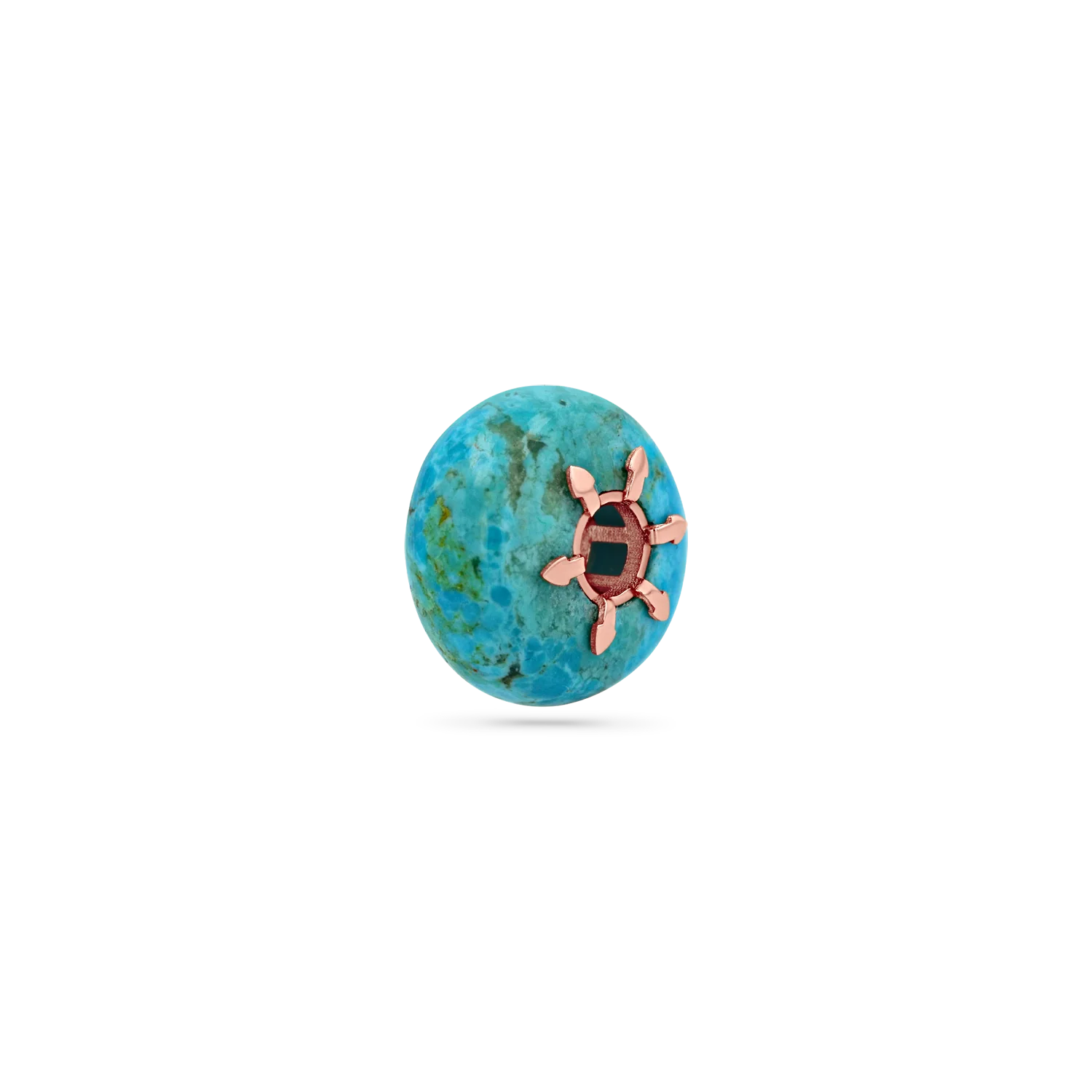 Turquoise Gemstone Slider Charm - Image 3