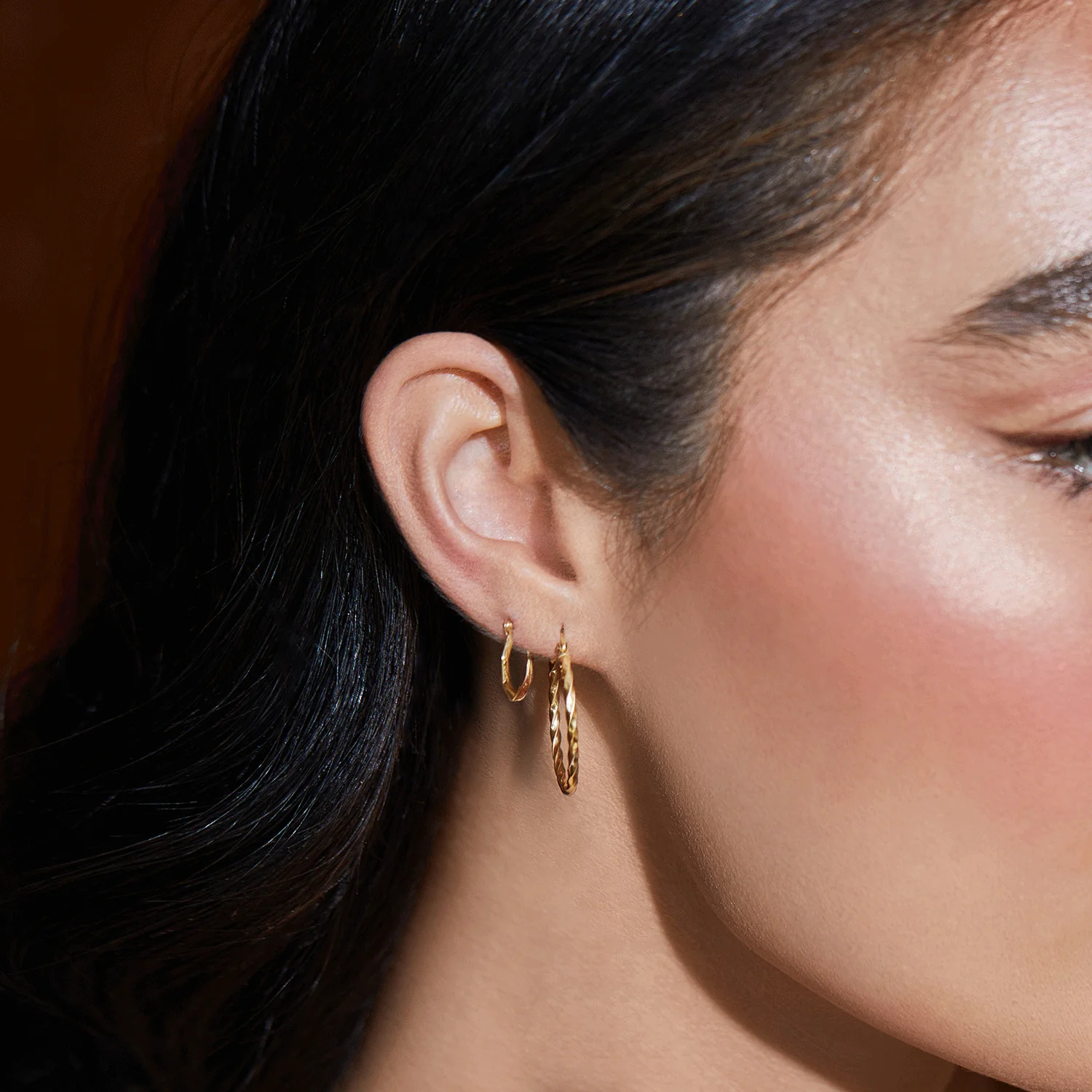 Twist Hoop Earrings - Image 6