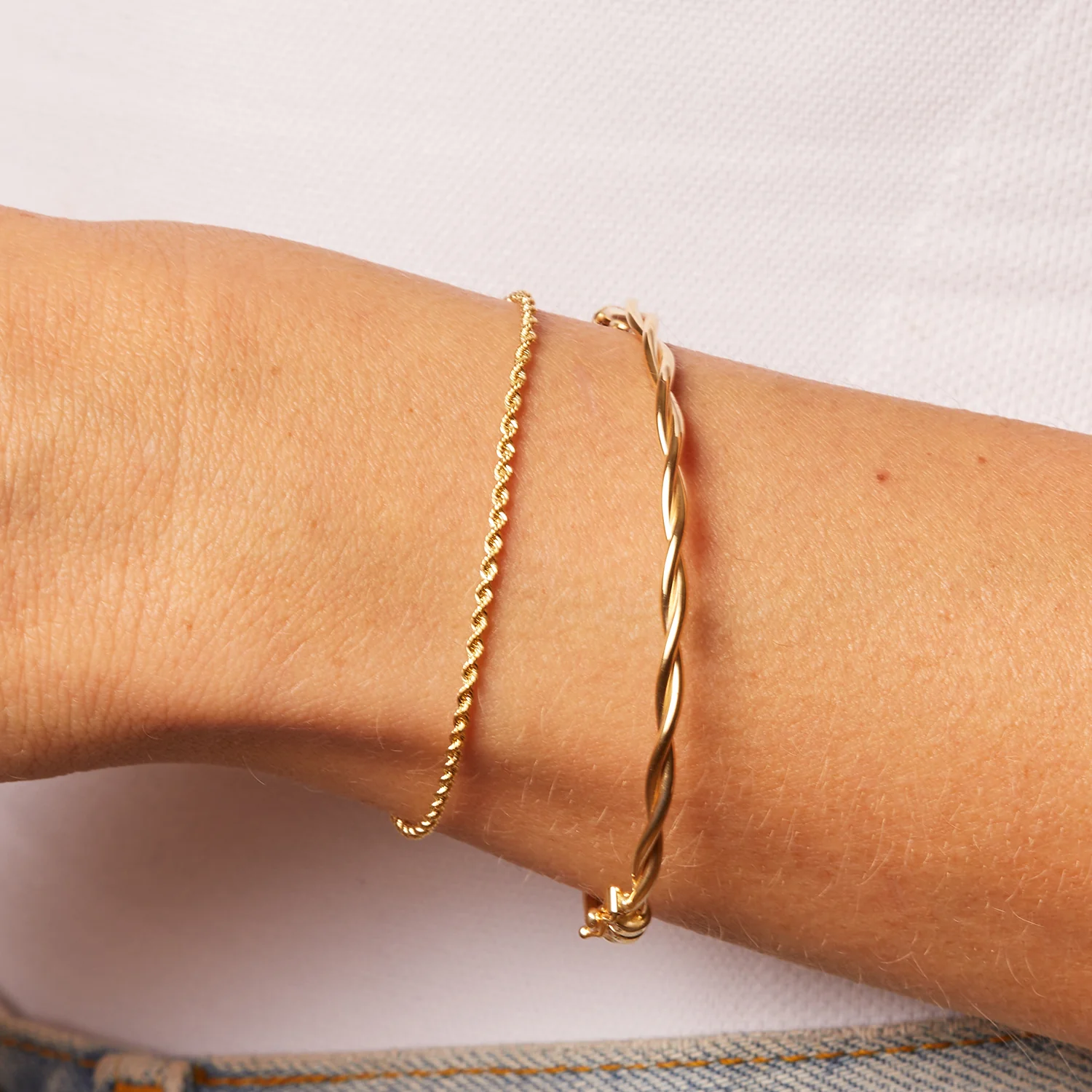 Twist Rope Bangle - Image 3