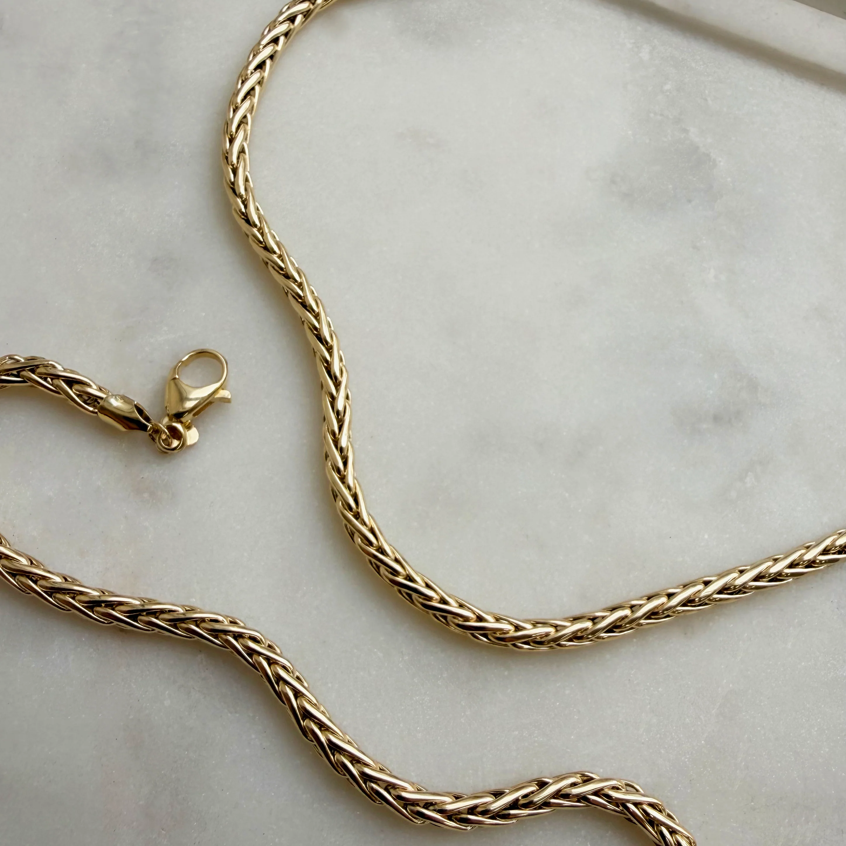 Wheat Braid Chain Bracelet - Image 2