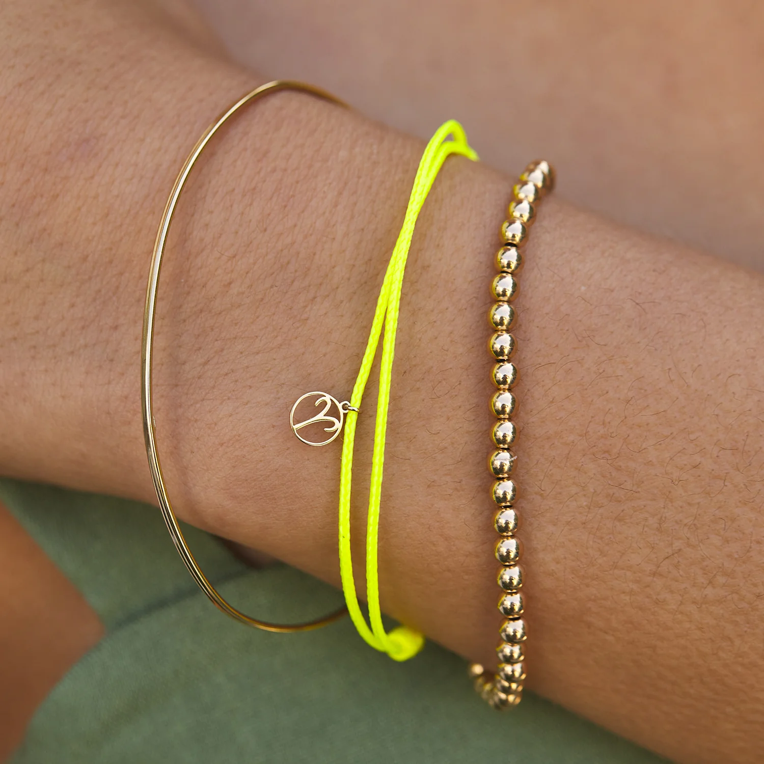 Zodiac Charm Cord Bracelet - Image 4