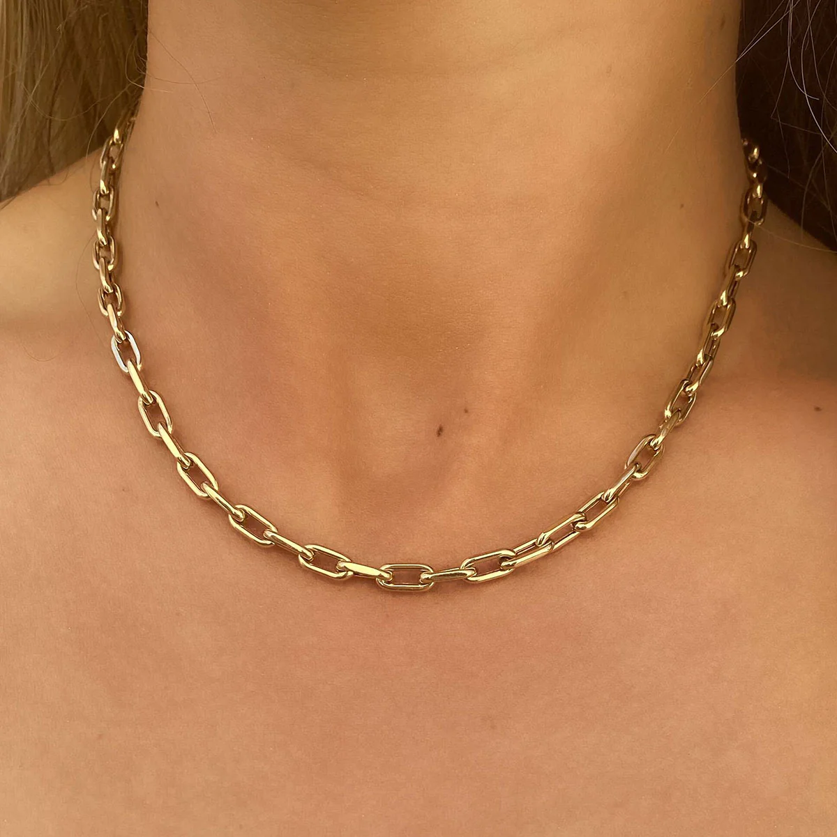 14K Grand Beverly Chain Necklace - Image 7