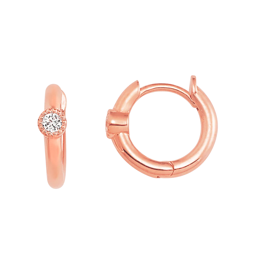 Shapes Round Huggie Earrings - Image 3