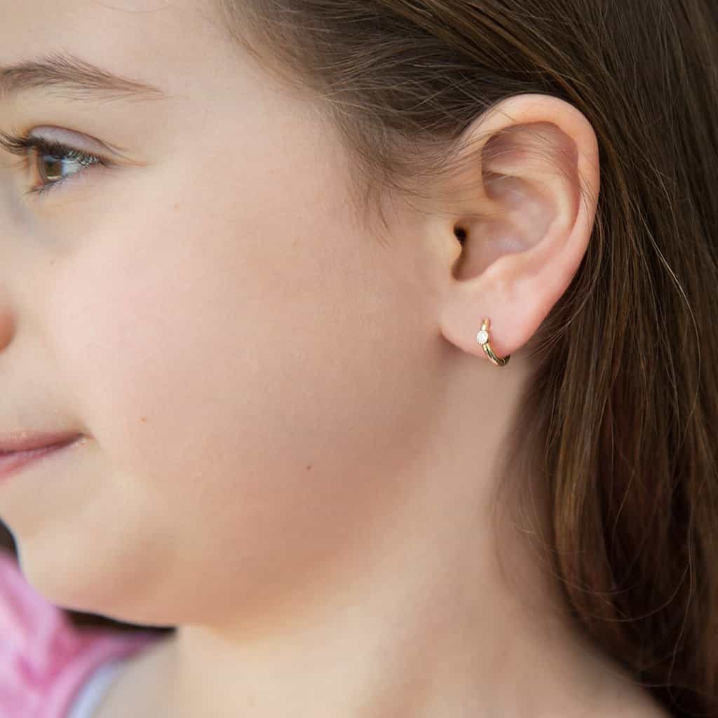 Shapes Round Huggie Earrings - Image 4