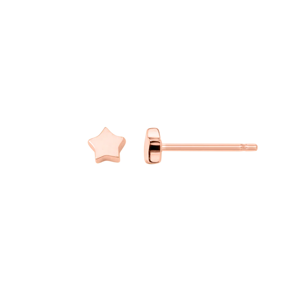 Petite Star Stud Earrings - Image 3