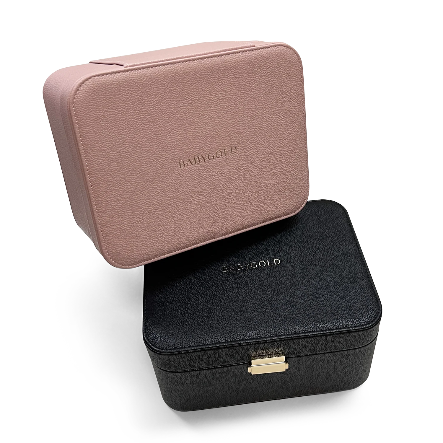 Baby Gold Black Jewelry Case - Image 6