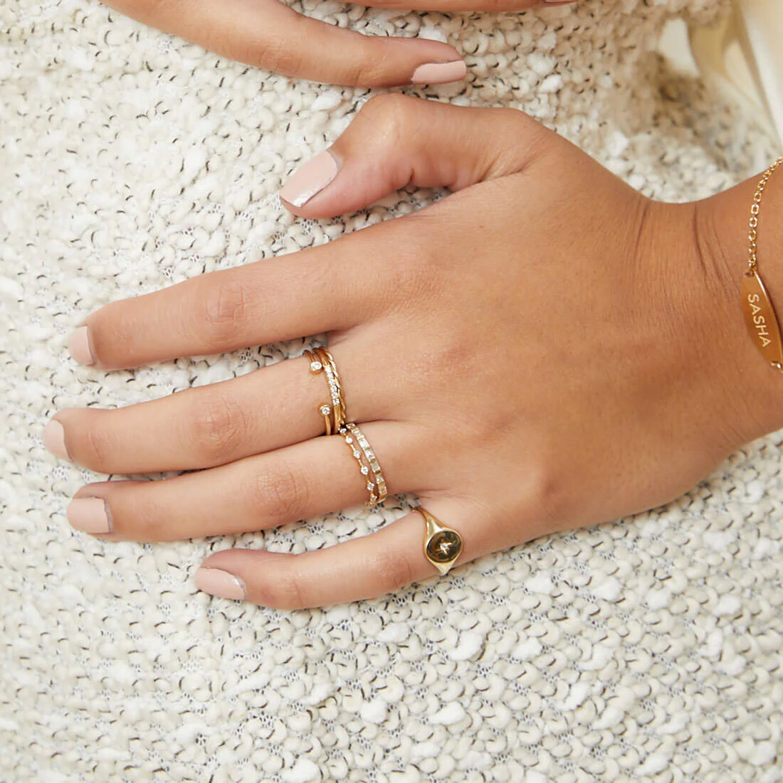 Baguette Row Ring - Image 5