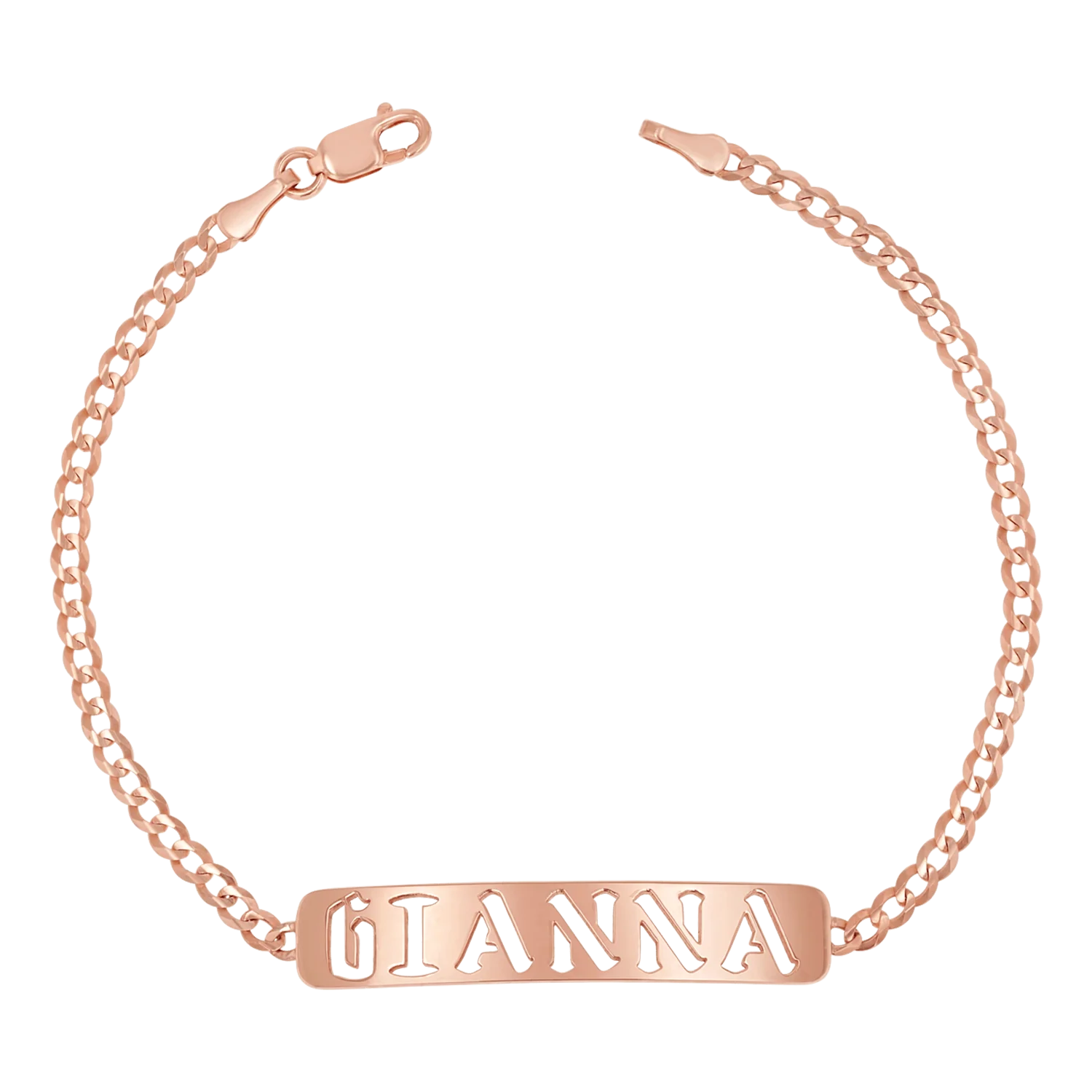 Cuban Link Nameplate Bracelet - Image 3