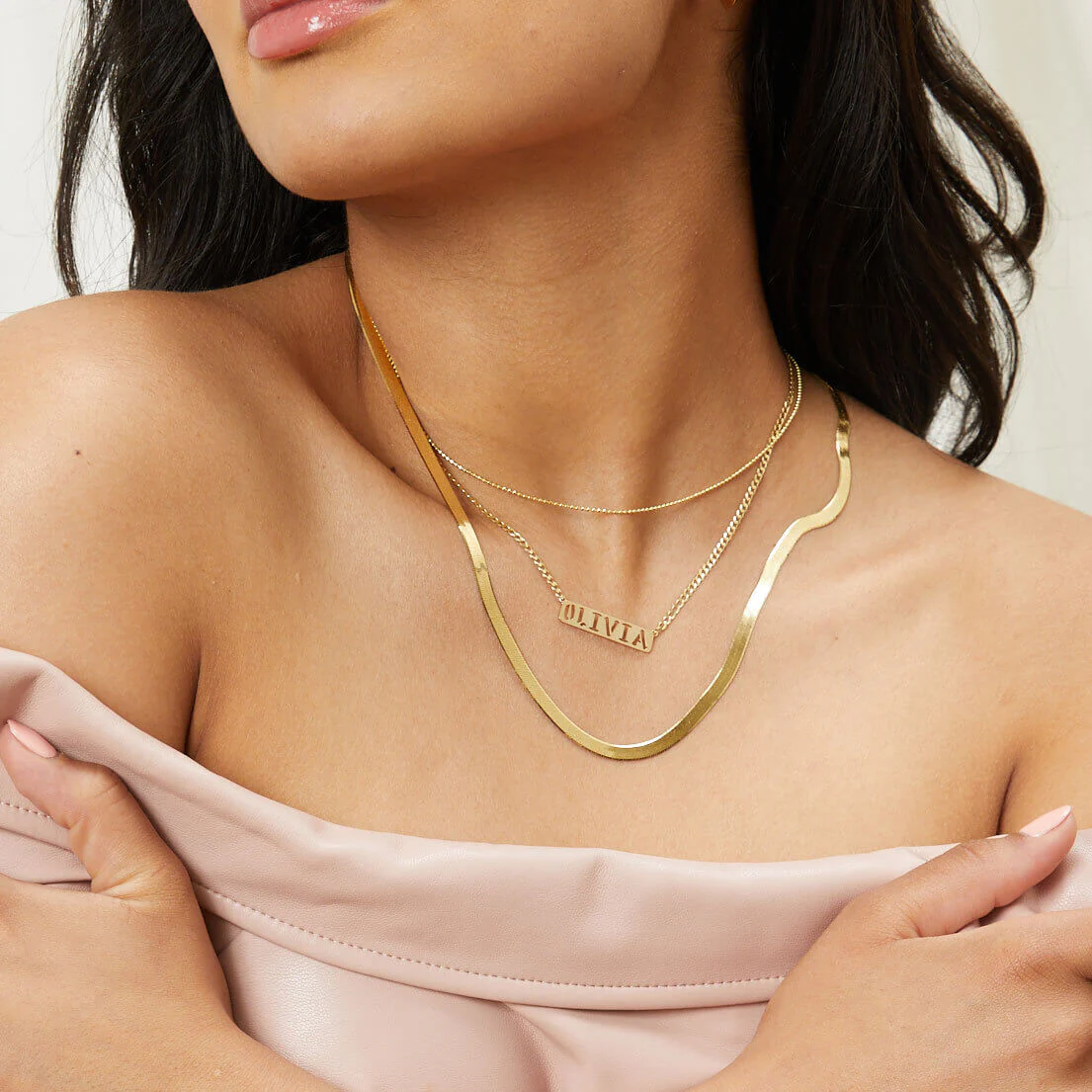 Cuban Link Custom Nameplate Necklace - Image 7