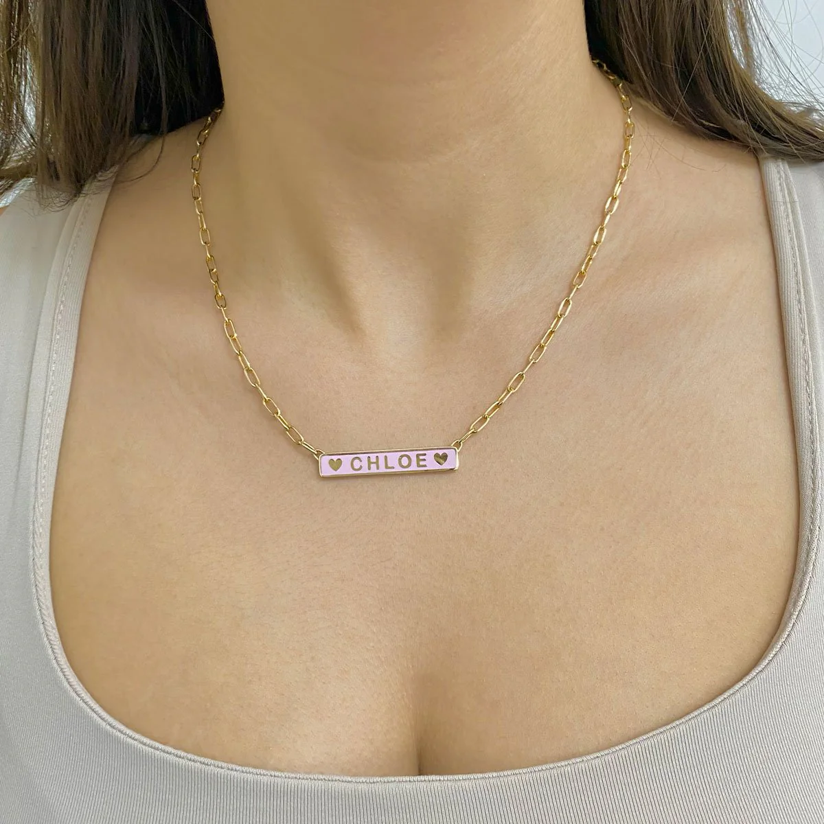Custom Enamel ID Necklace - Image 39