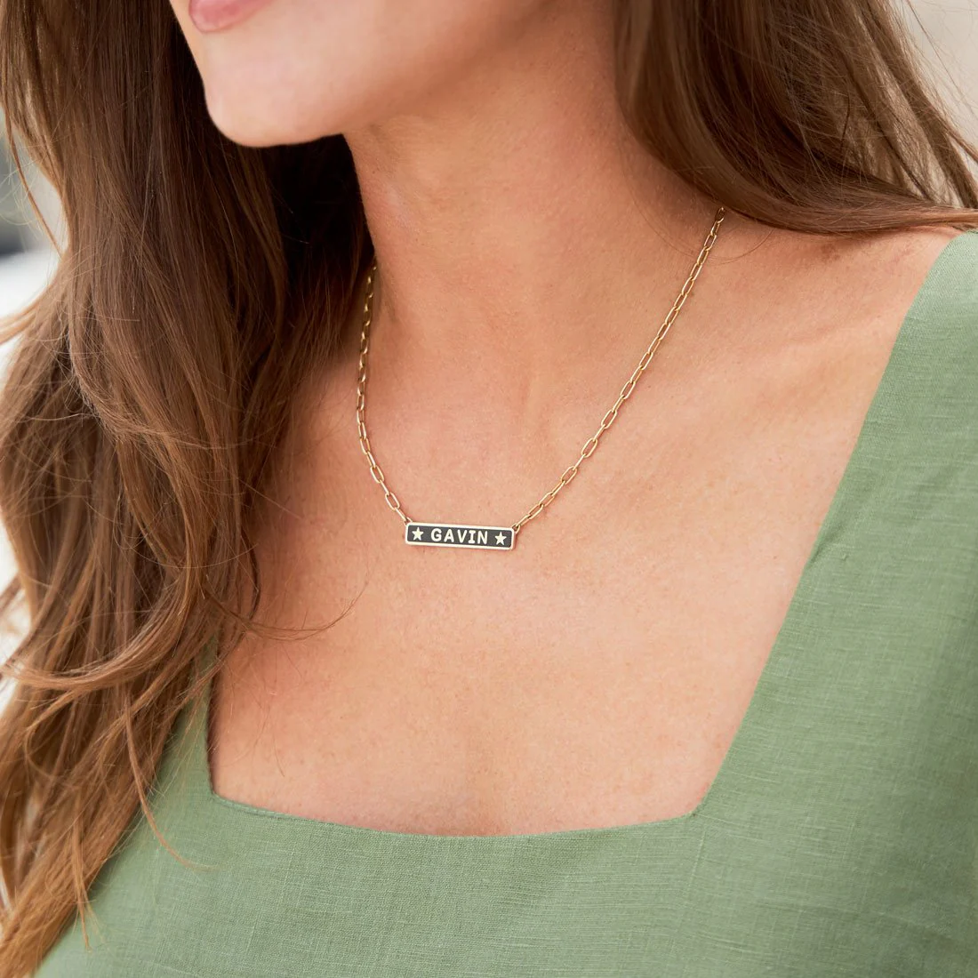 Custom Enamel ID Necklace - Image 42