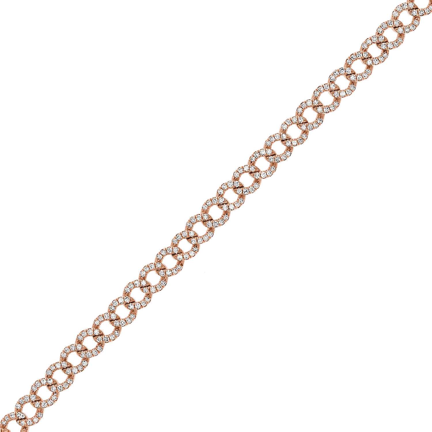 Diamond Cuban Link Bracelet - Image 6