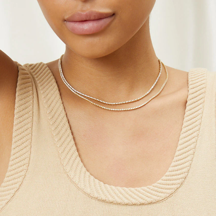 Diamond Tennis Necklace - Image 6