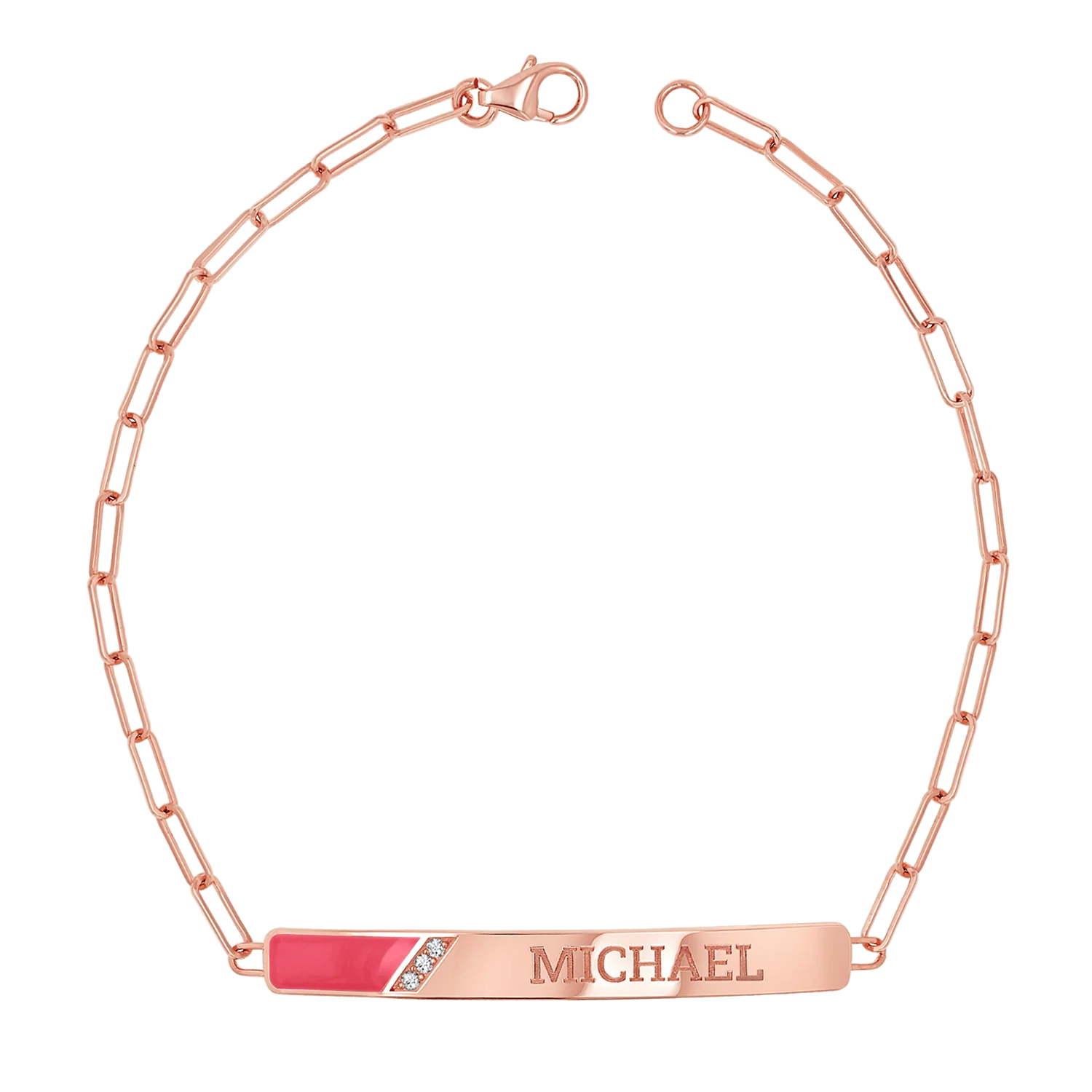 Slash Engravable Bracelet with Diamond Accents - Image 26