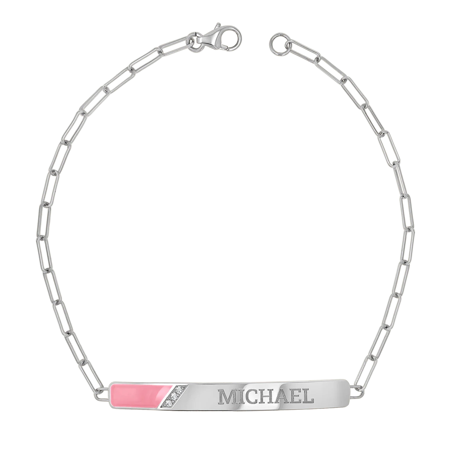 Slash Engravable Bracelet with Diamond Accents - Image 27