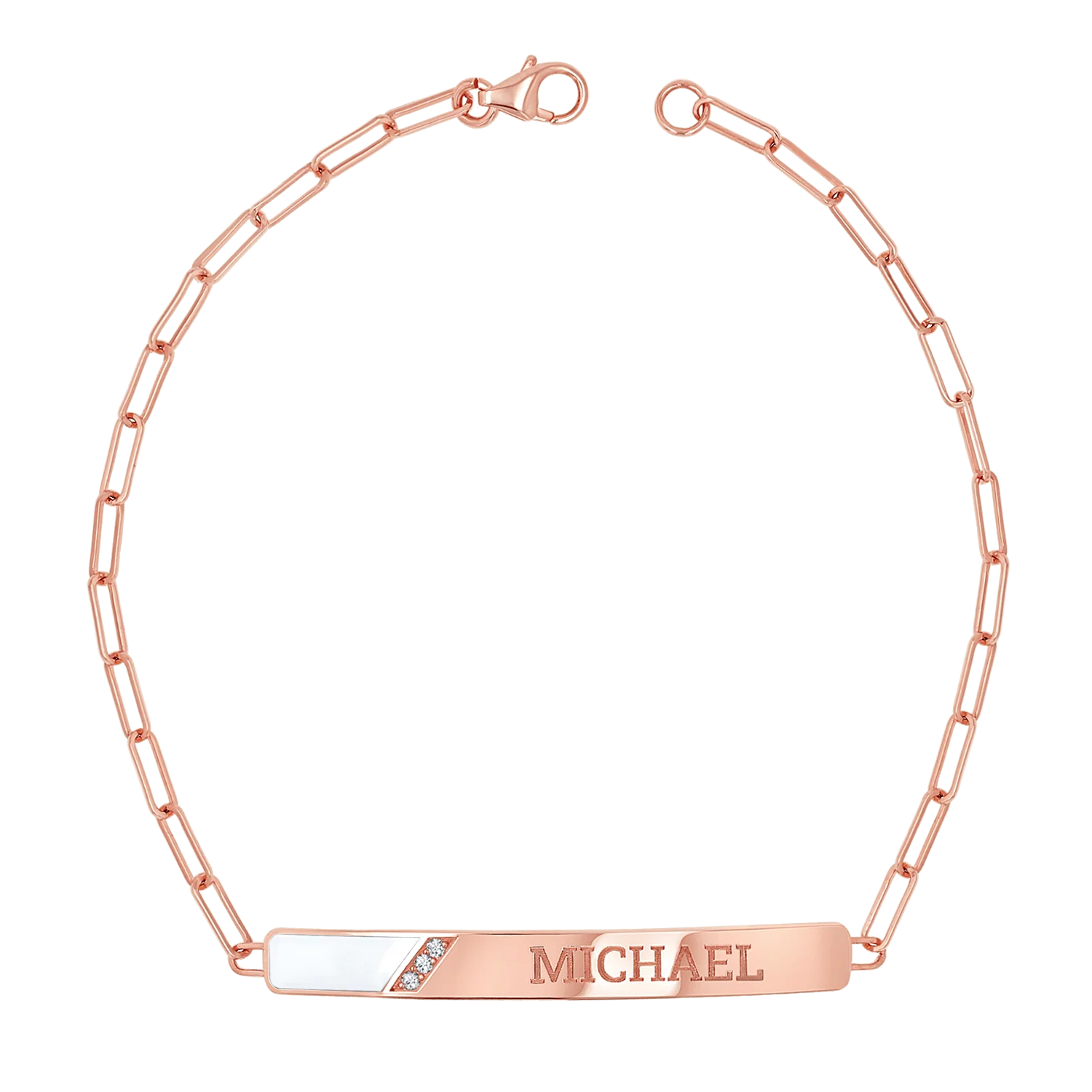 Slash Engravable Bracelet with Diamond Accents - Image 28