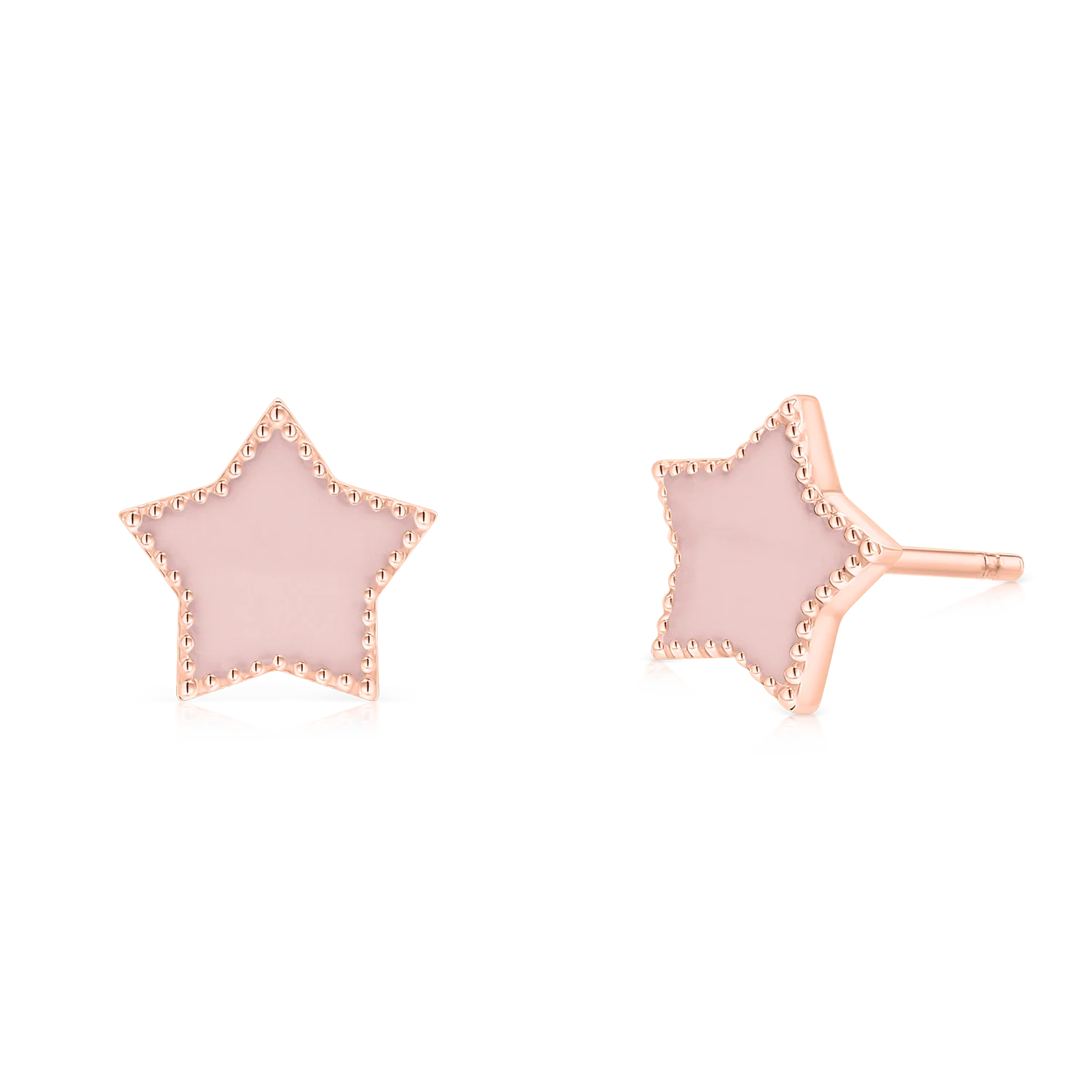 Enamel Star Earrings - Image 3