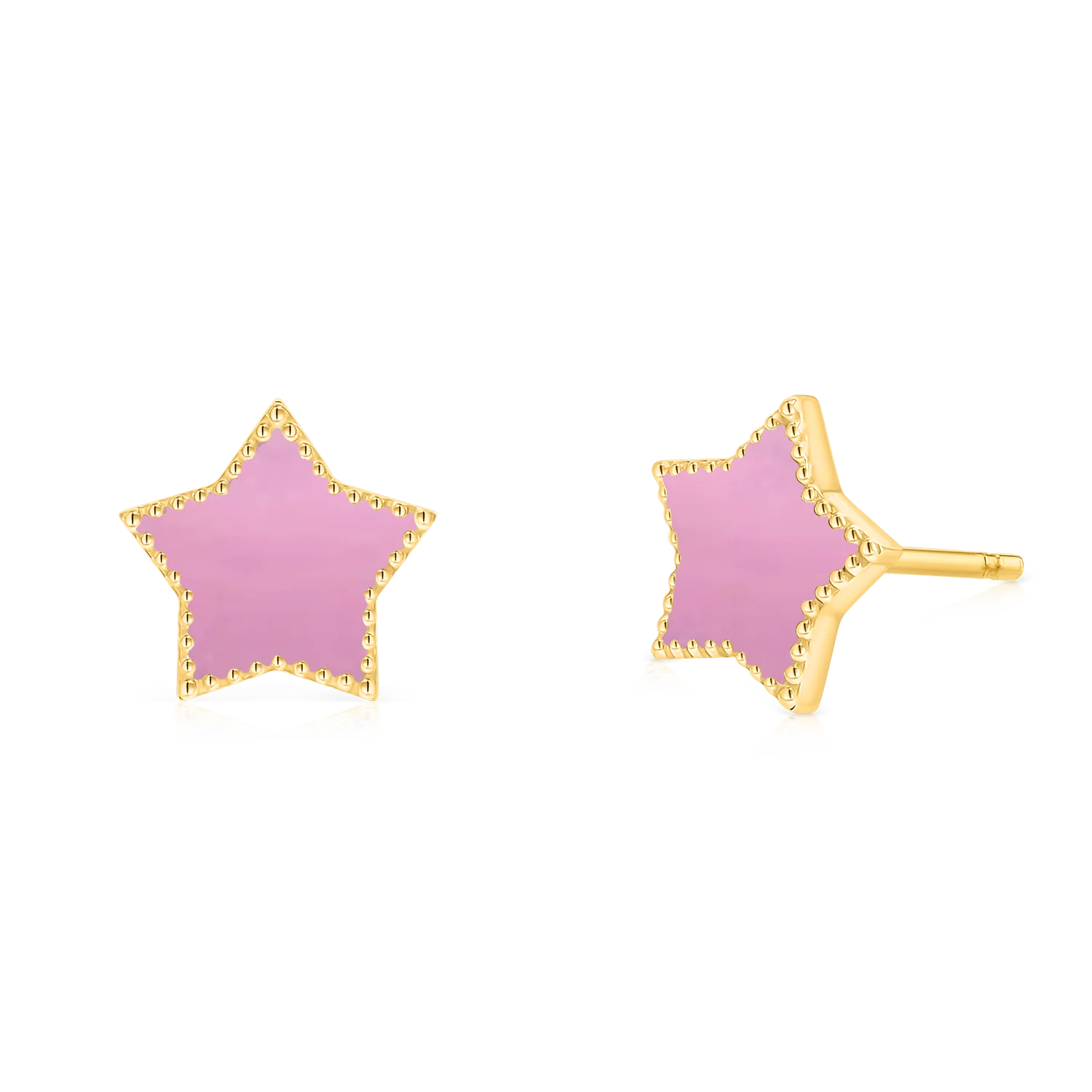 Enamel Star Earrings - Image 5