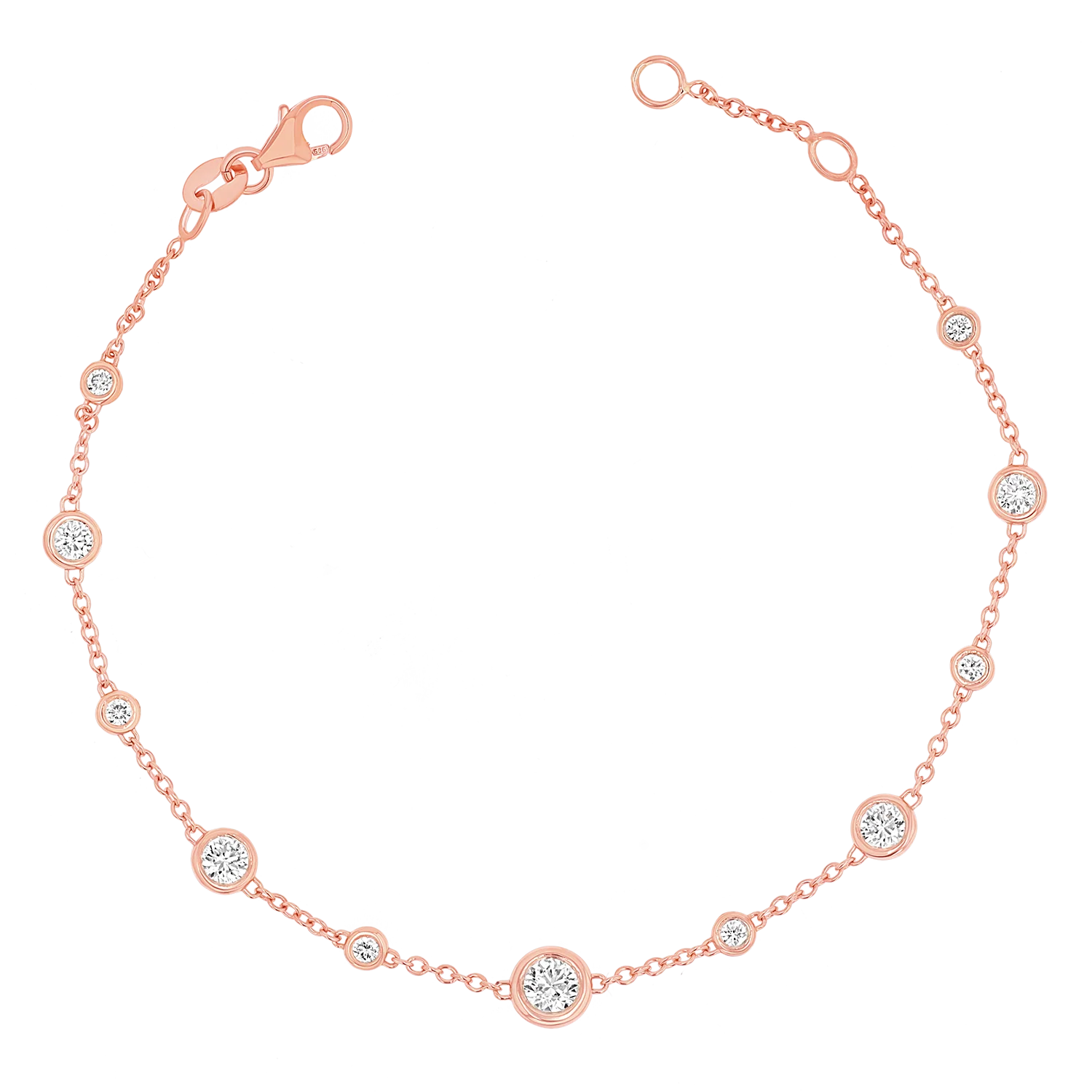 Endless Diamond Strand Bracelet - Image 3