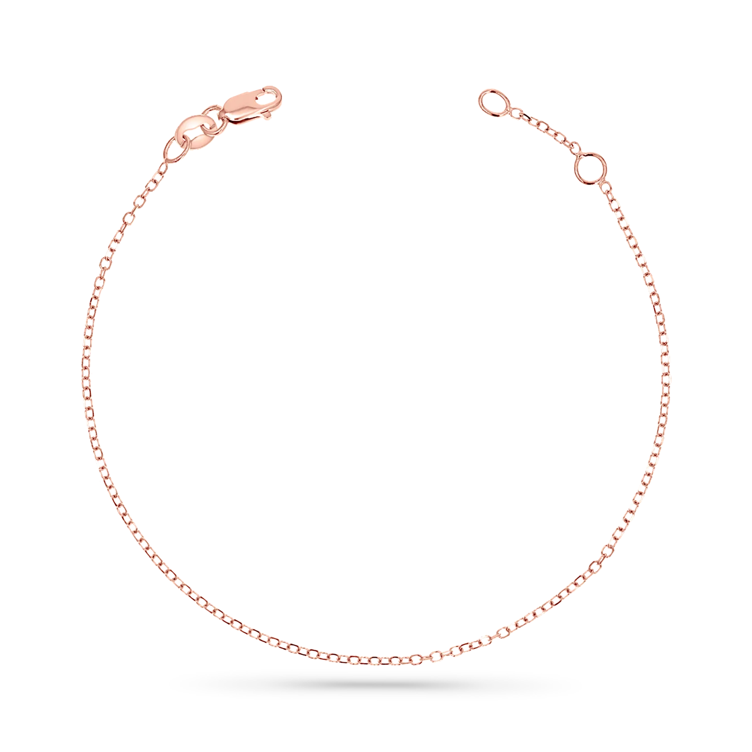 14K Gold Cable Chain Bracelet - Image 3