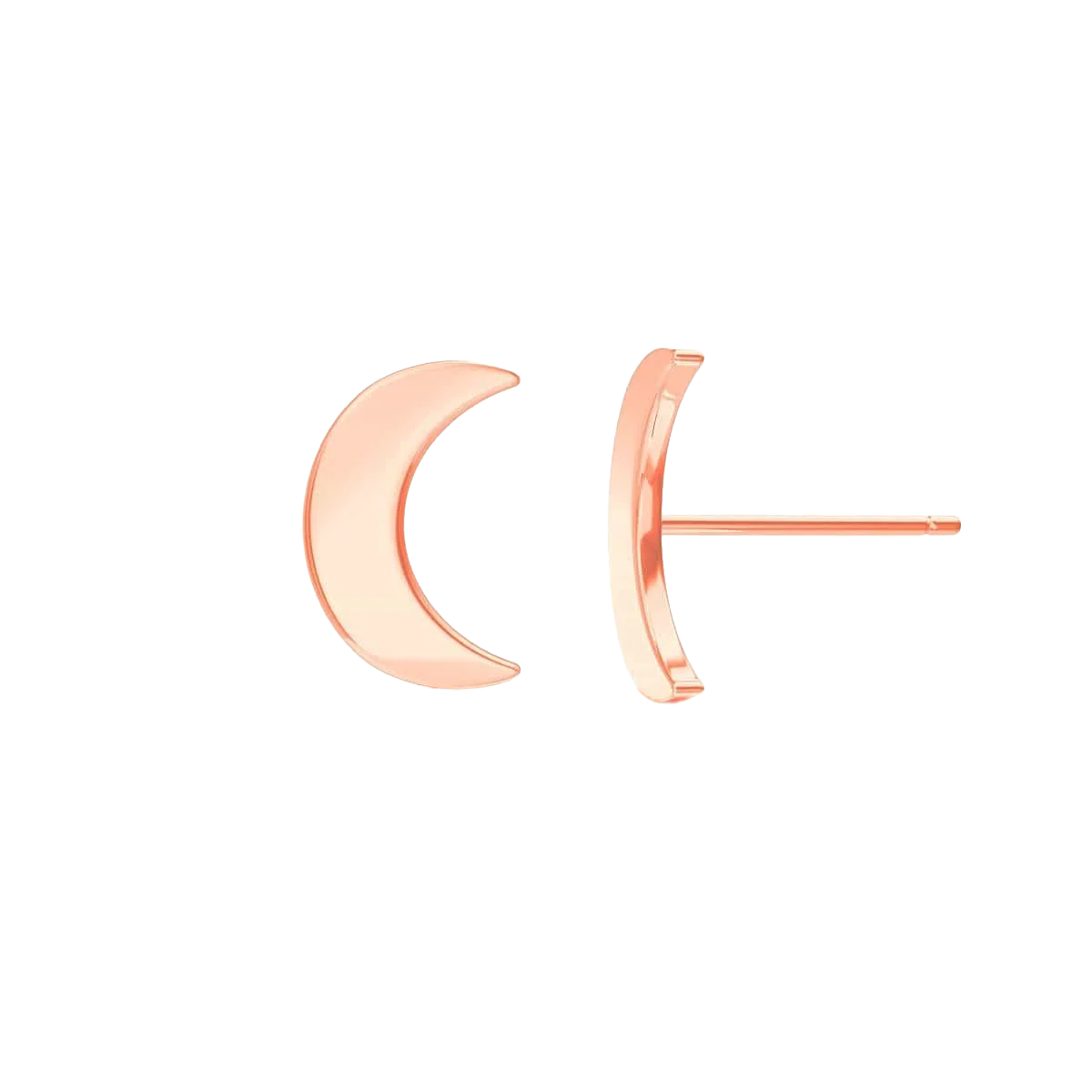 Moyen Solid Moon Studs - Image 3