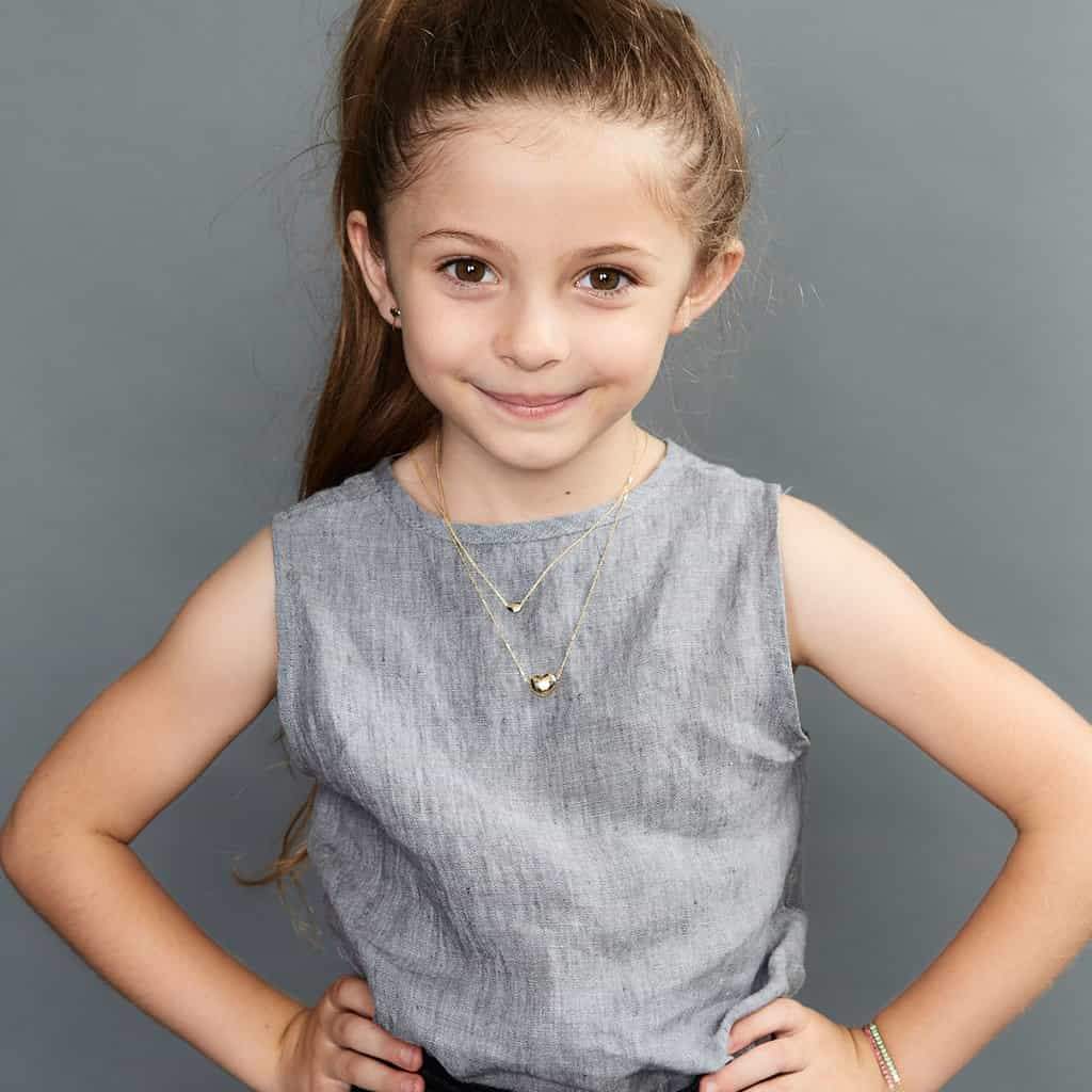 Kids Baby Love Heart Necklace - Image 4
