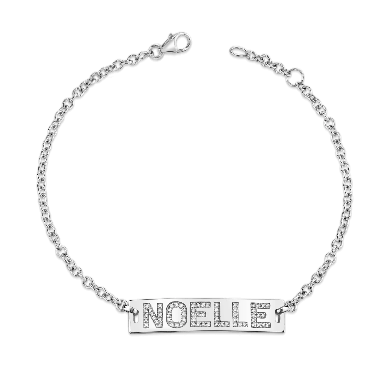 Kids Signature Classic ID Engravable Pave Bracelet - Image 2