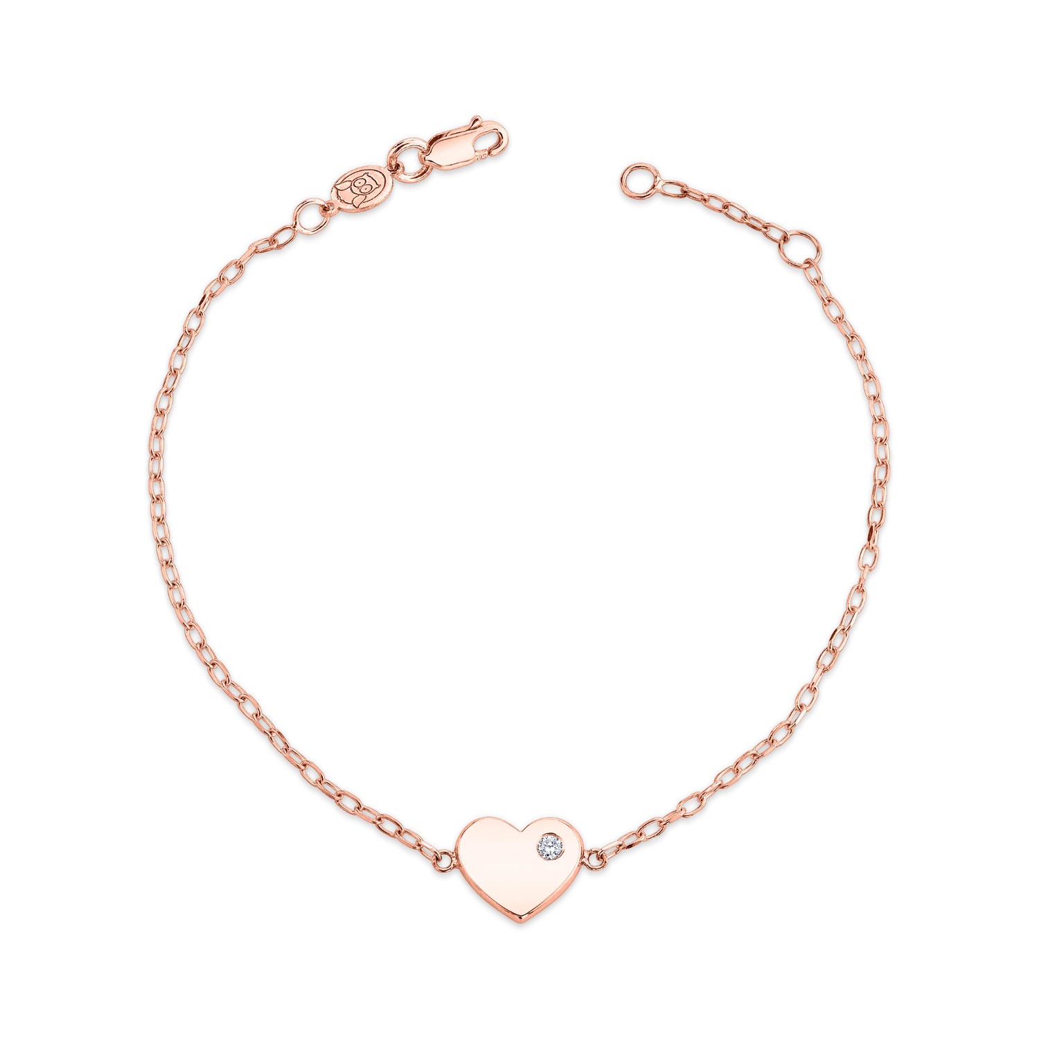 Kids Birthstone Heart Bracelet - Image 3
