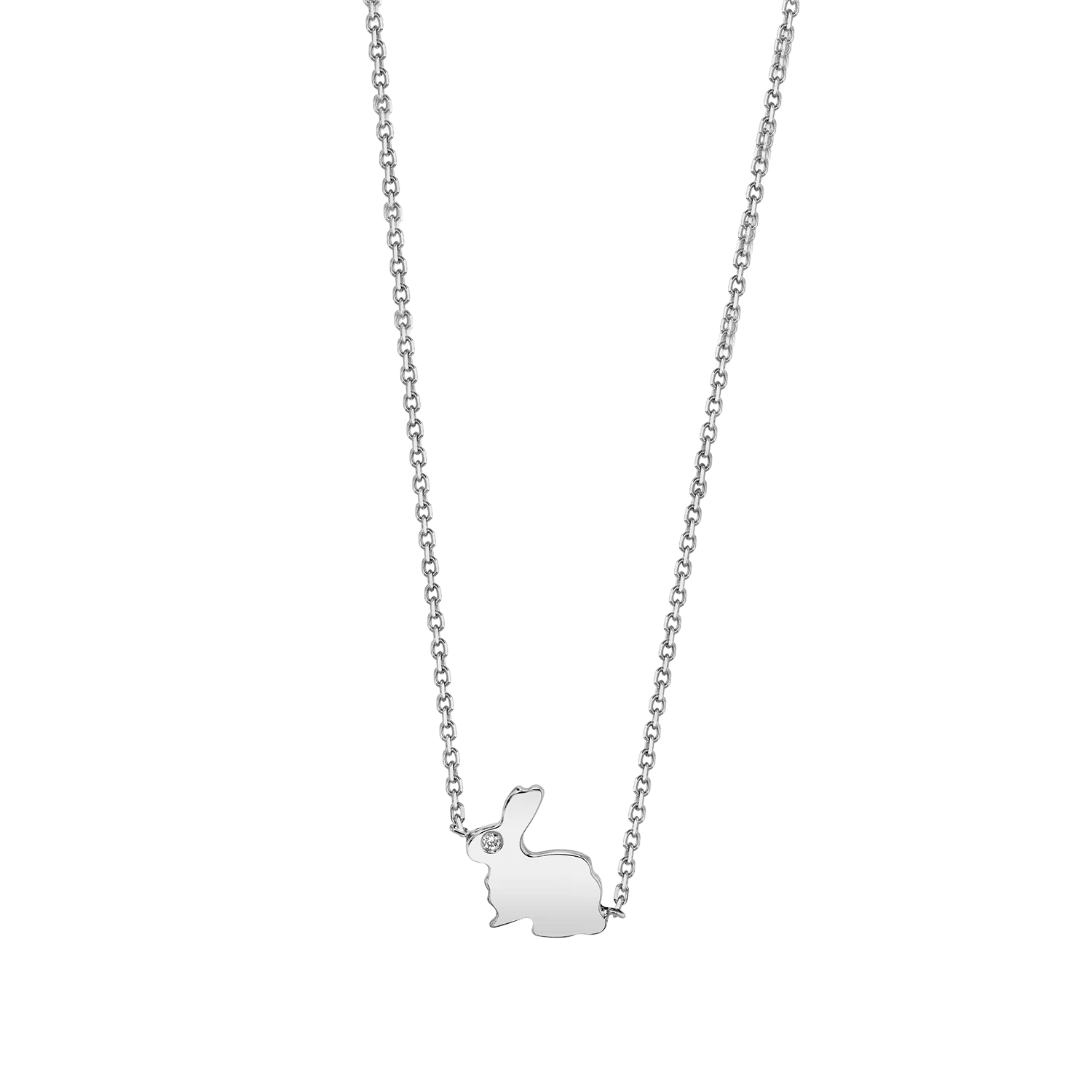 Kids Dainty Bunny Rabbit Necklace - Image 2