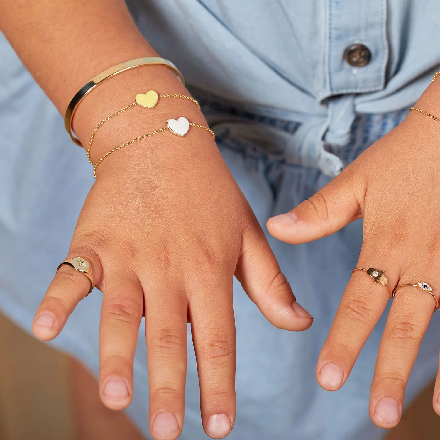 Kids Heart Enamel Bracelet - Image 7