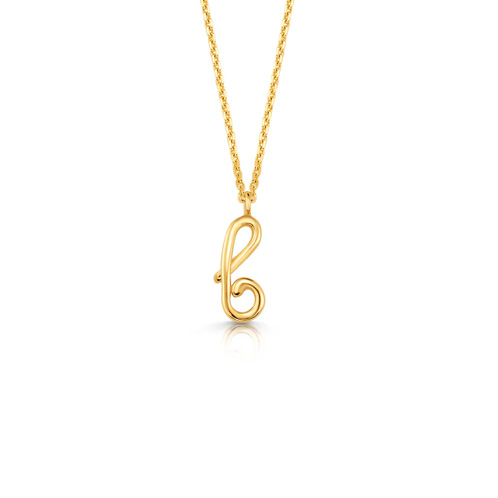 Kids Mini Letter Necklace - Image 40