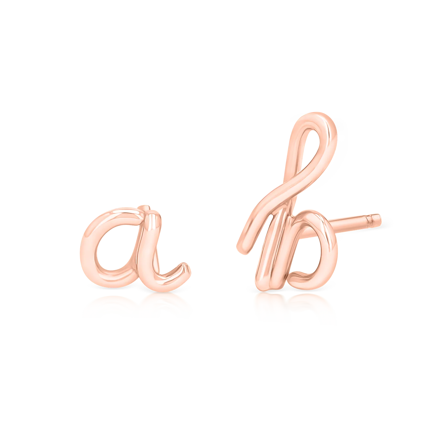 Mini Letter Earrings - Image 3