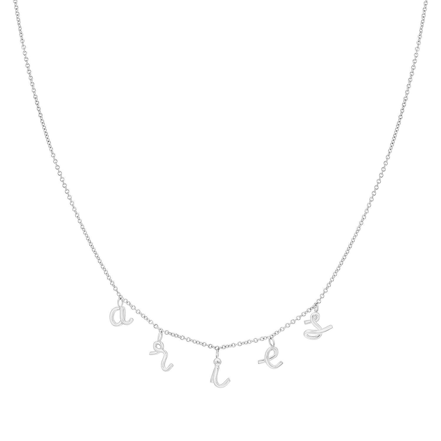 Custom Mini Letter Necklace - Image 2