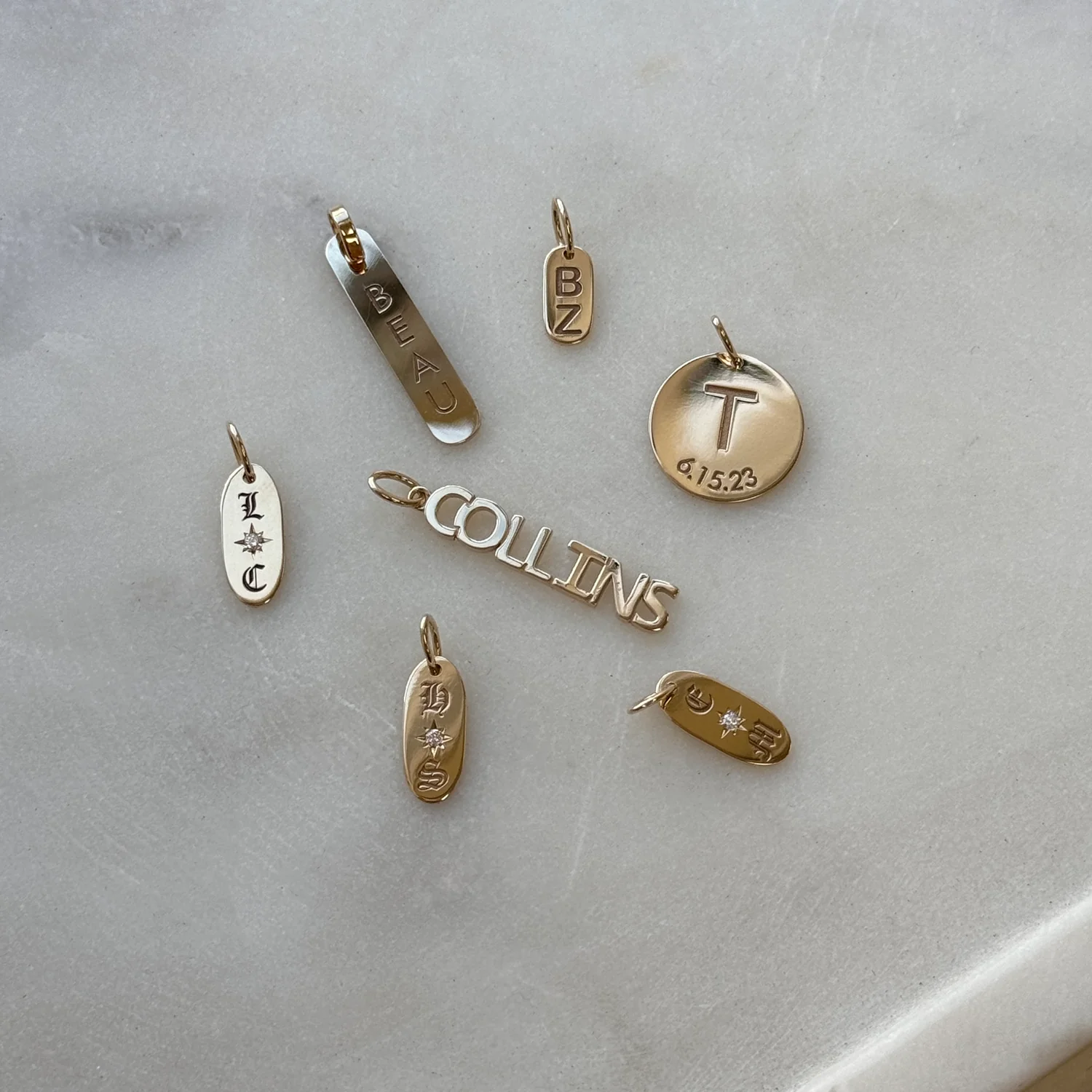 Oval Engravable ID Charm - Image 4