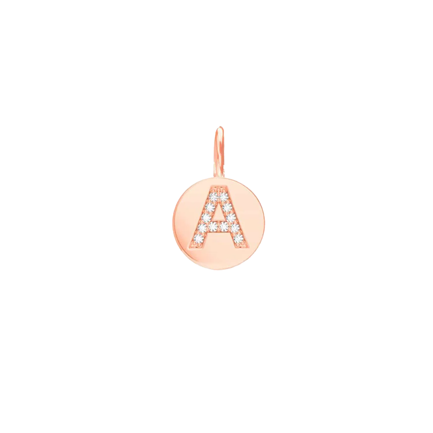 Diamond Initial Coin Charm - Image 3