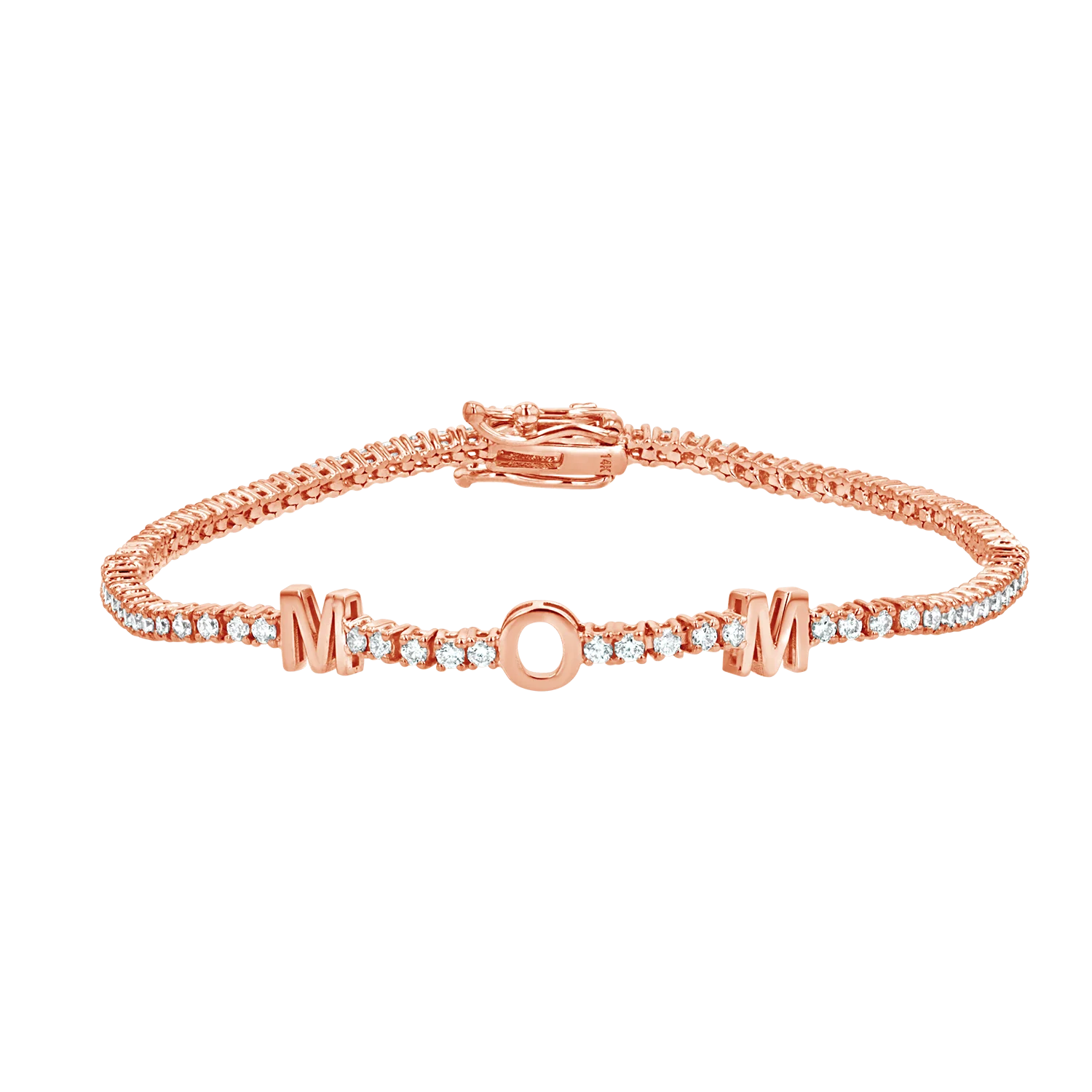 Signature Diamond Letter Tennis Bracelet - Image 3