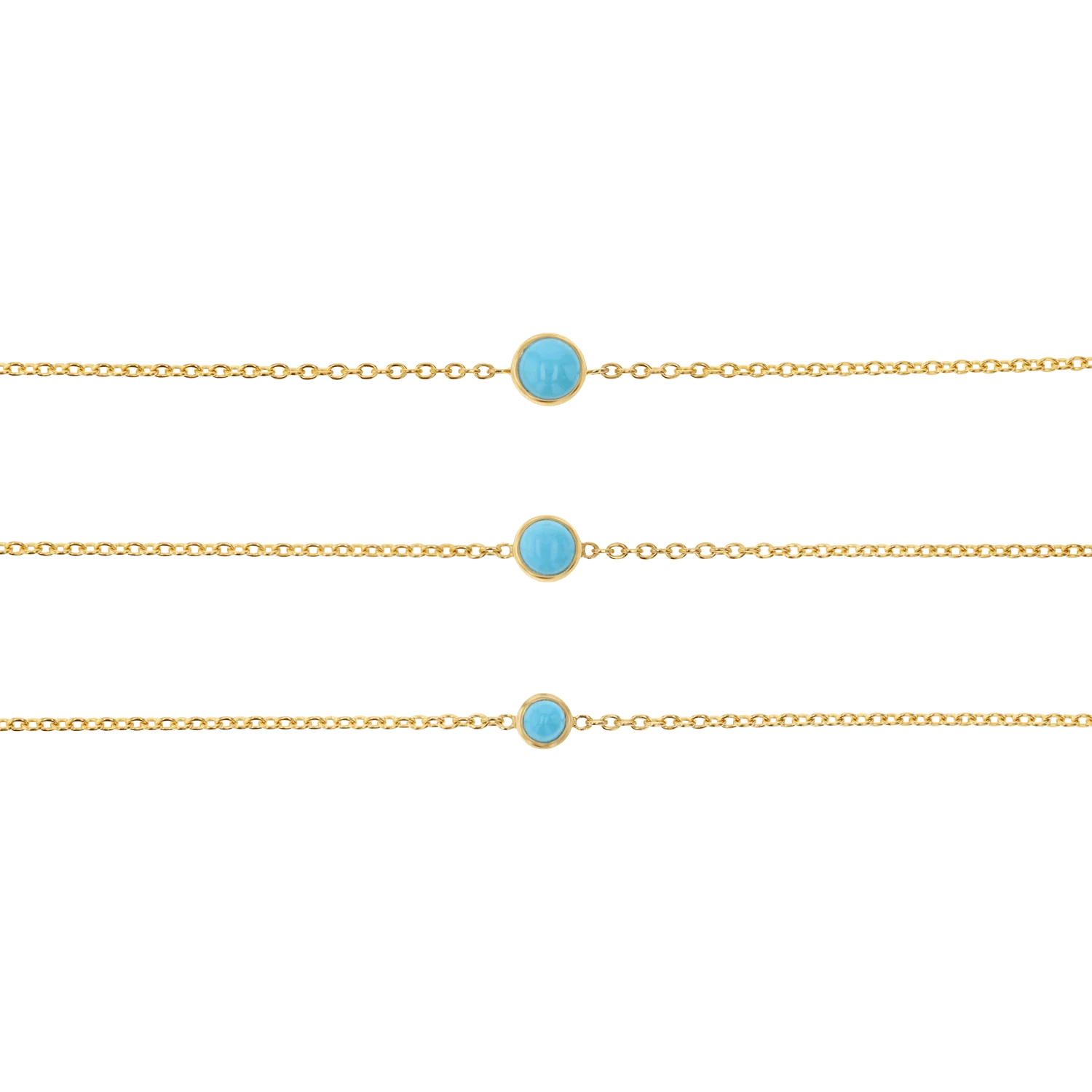 Turquoise Solitaire Bracelet - Image 4